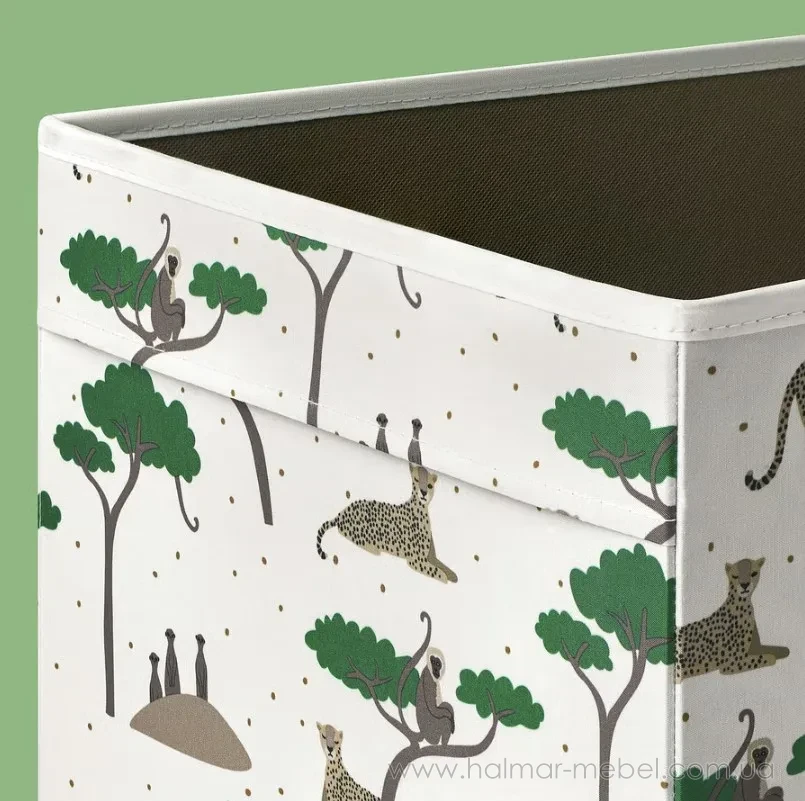 Коробка SANDLÖPARE IKEA гепард Коробка SANDLÖPARE IKEA гепард