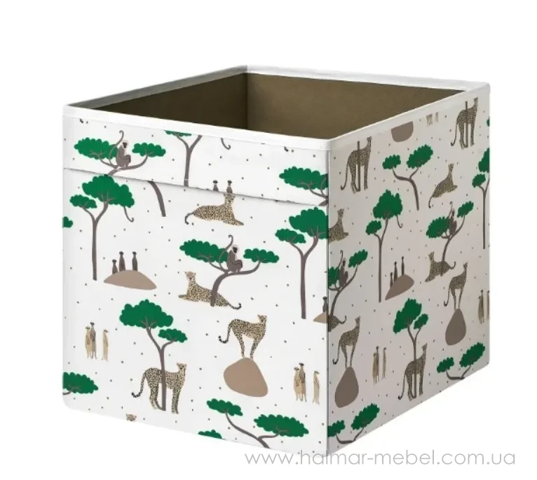 Коробка SANDLÖPARE IKEA гепард Коробка SANDLÖPARE IKEA гепард