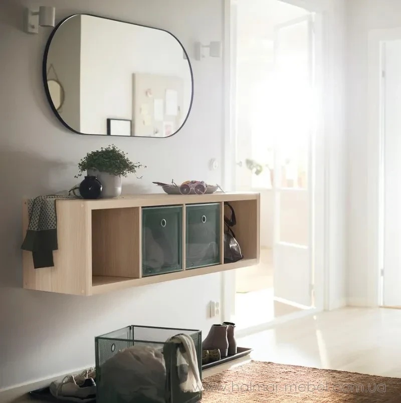 Стеллаж KALLAX 42x147 IKEA имитация дуба Стеллаж KALLAX 42x147 IKEA имитация дуба