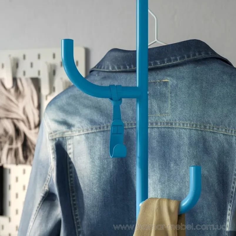 Вешалка стоячая ÄLGANÄS IKEA светло-синий Вешалка стоячая ÄLGANÄS IKEA светло-синий