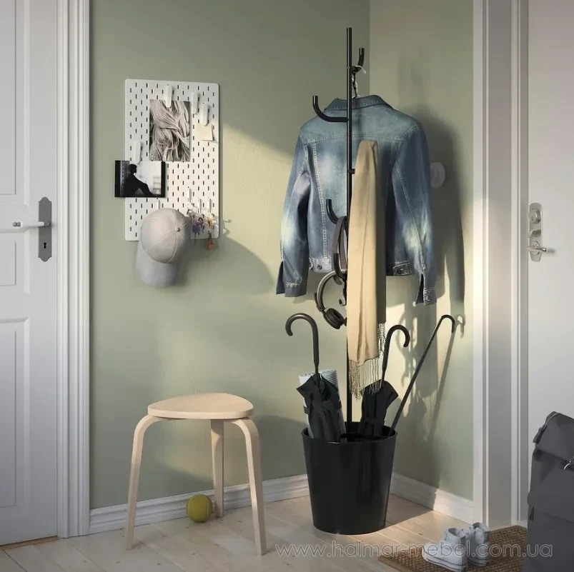 Вешалка стоячая ÄLGANÄS IKEA черный Вешалка стоячая ÄLGANÄS IKEA черный