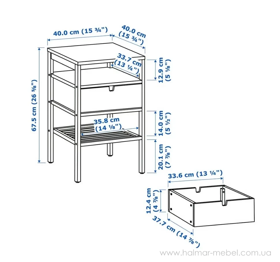 Тумба прикроватная NORDKISA IKEA бамбук Тумба прикроватная NORDKISA IKEA бамбук