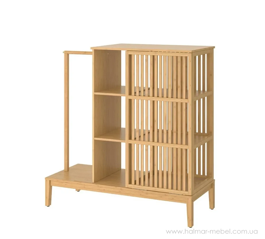 Шкаф открытый с раздвижными дверцами NORDKISA IKEA бамбук Шкаф открытый с раздвижными дверцами NORDKISA IKEA бамбук