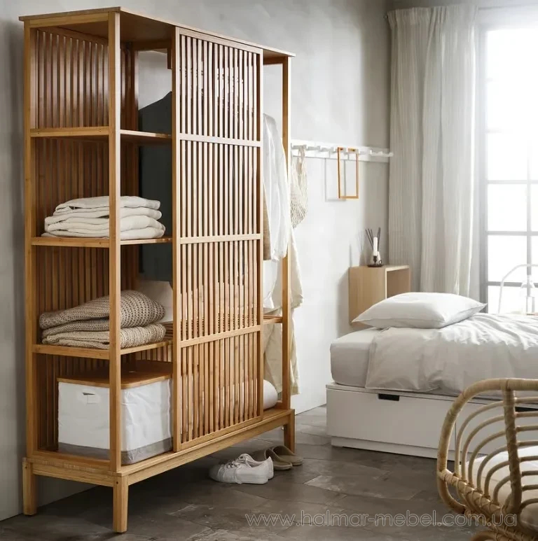 Шкаф открытый NORDKISA IKEA бамбук Шкаф открытый NORDKISA IKEA бамбук