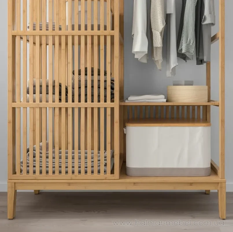 Шкаф открытый NORDKISA IKEA бамбук Шкаф открытый NORDKISA IKEA бамбук