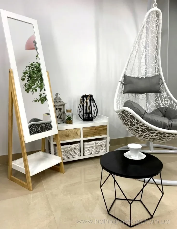 Зеркало напольное с полкой CHOMIK 40х150 деревянные ножки Зеркало напольное с полкой CHOMIK 40х150 деревянные ножки