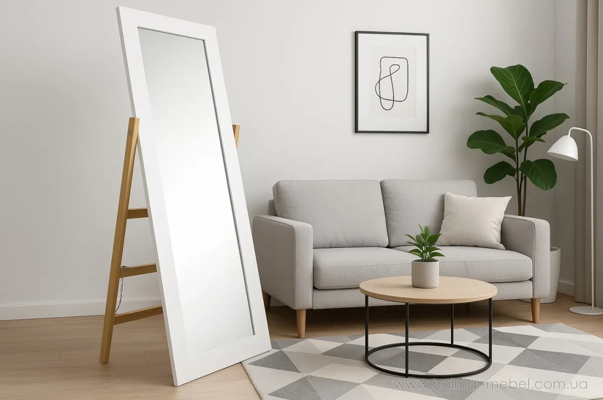 Зеркало напольное CHOMIK 54х157 деревянные ножки Зеркало напольное CHOMIK 54х157 деревянные ножки