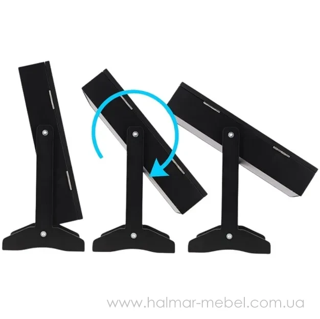 Настольный шкафчик-зеркало для украшений CHOMIK черный Настольный шкафчик-зеркало для украшений CHOMIK черный