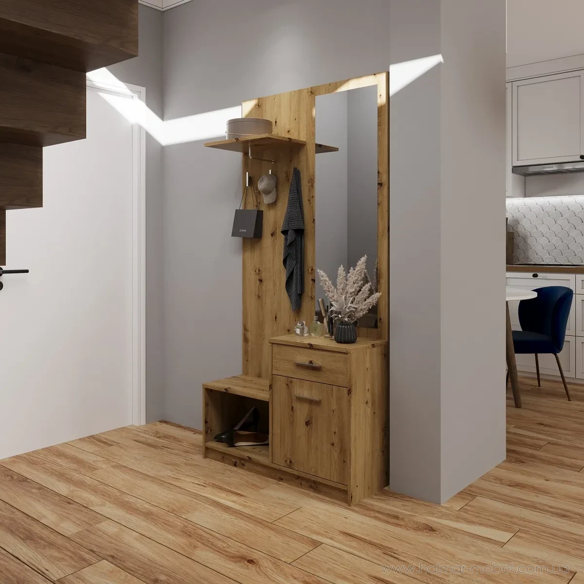 Прихожая PERGO HALMAR дуб артизан Прихожая PERGO HALMAR дуб артизан