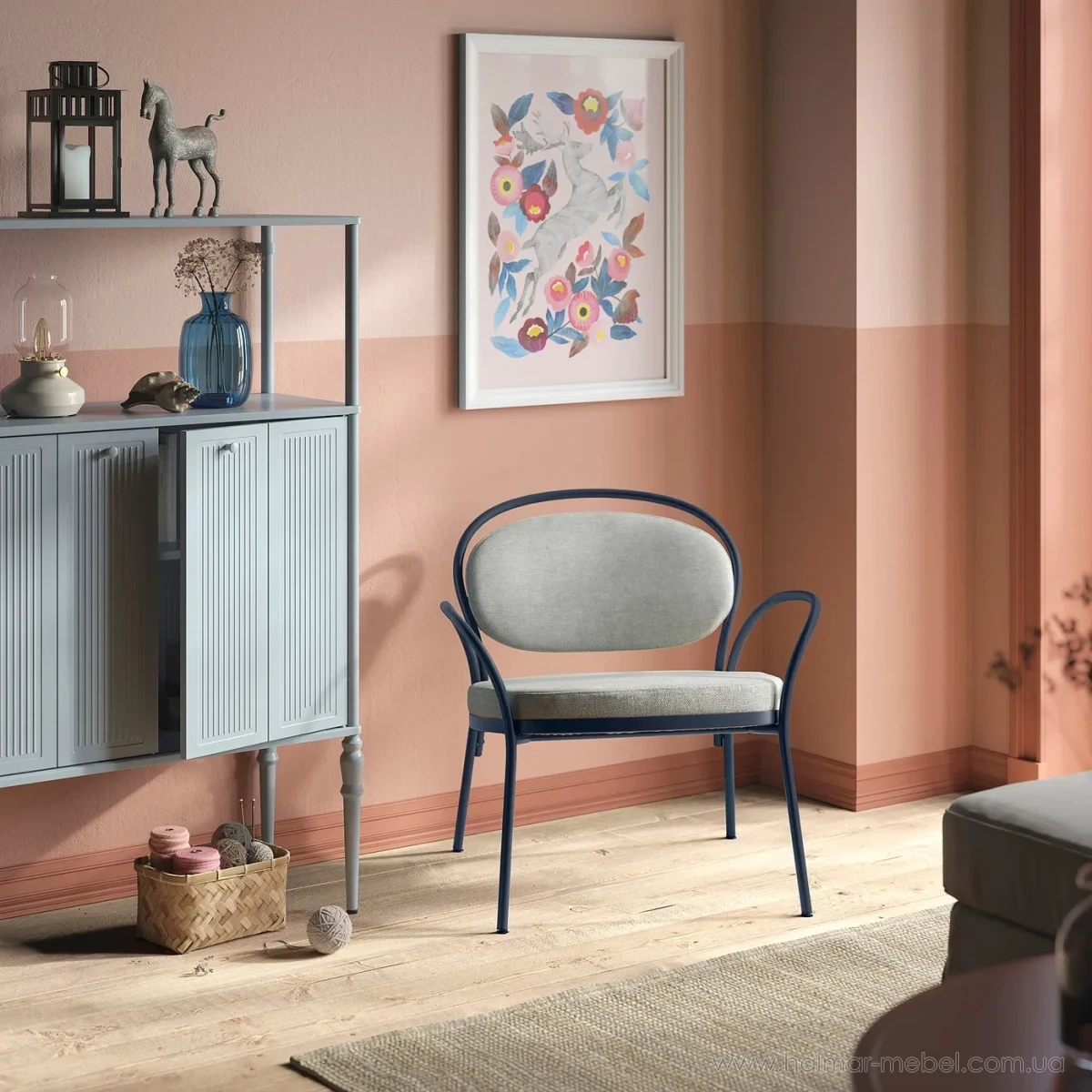 Крісло ISMANTORP IKEA бежево-сірий Крісло ISMANTORP IKEA бежево-сірий