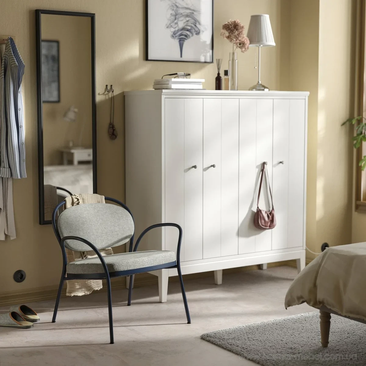 Крісло ISMANTORP IKEA бежево-сірий Крісло ISMANTORP IKEA бежево-сірий