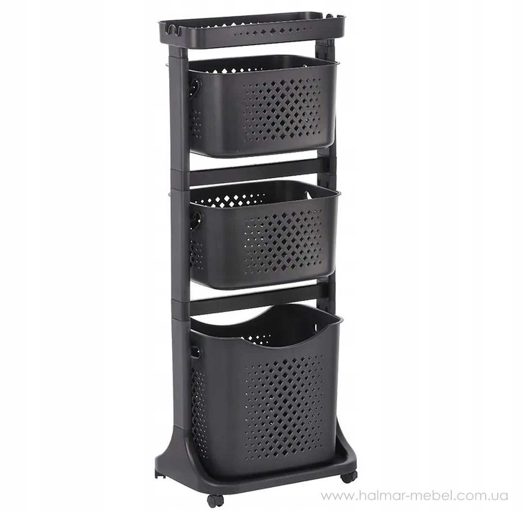 Візок CHOMIK з кошиками та полицею Візок CHOMIK з кошиками та полицею