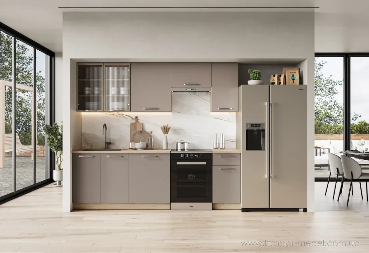 Кухня ALICANTE 240 HALMAR дуб кремона/бежевий Кухня ALICANTE 240 HALMAR дуб кремона/бежевий