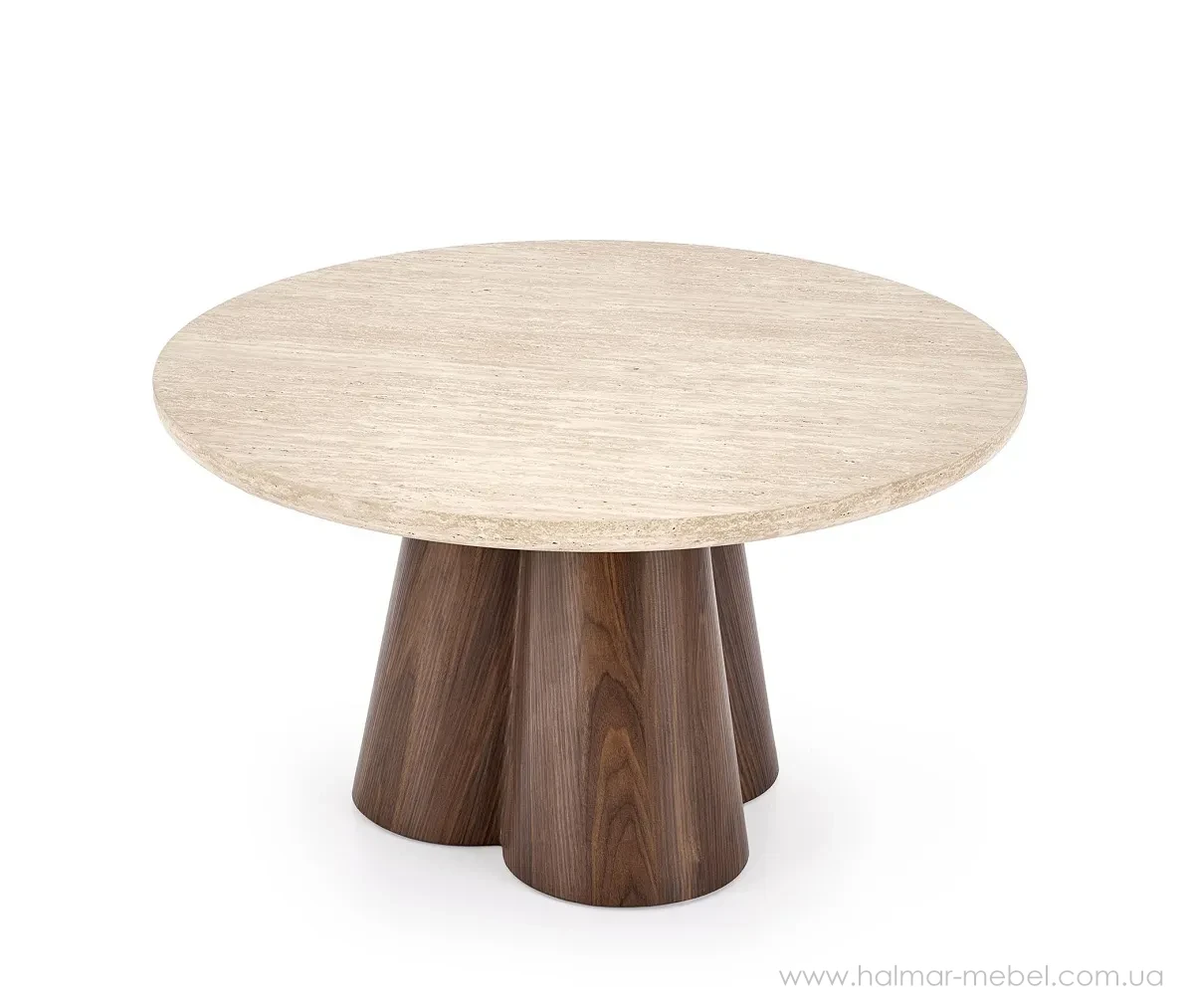 Стол журнальный FRIDA HALMAR травертин/орех Стол журнальный FRIDA HALMAR травертин/орех