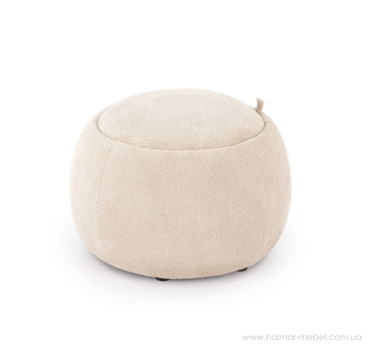 Пуф із контейнером LUMI HALMAR бежевий Пуф із контейнером LUMI HALMAR бежевий
