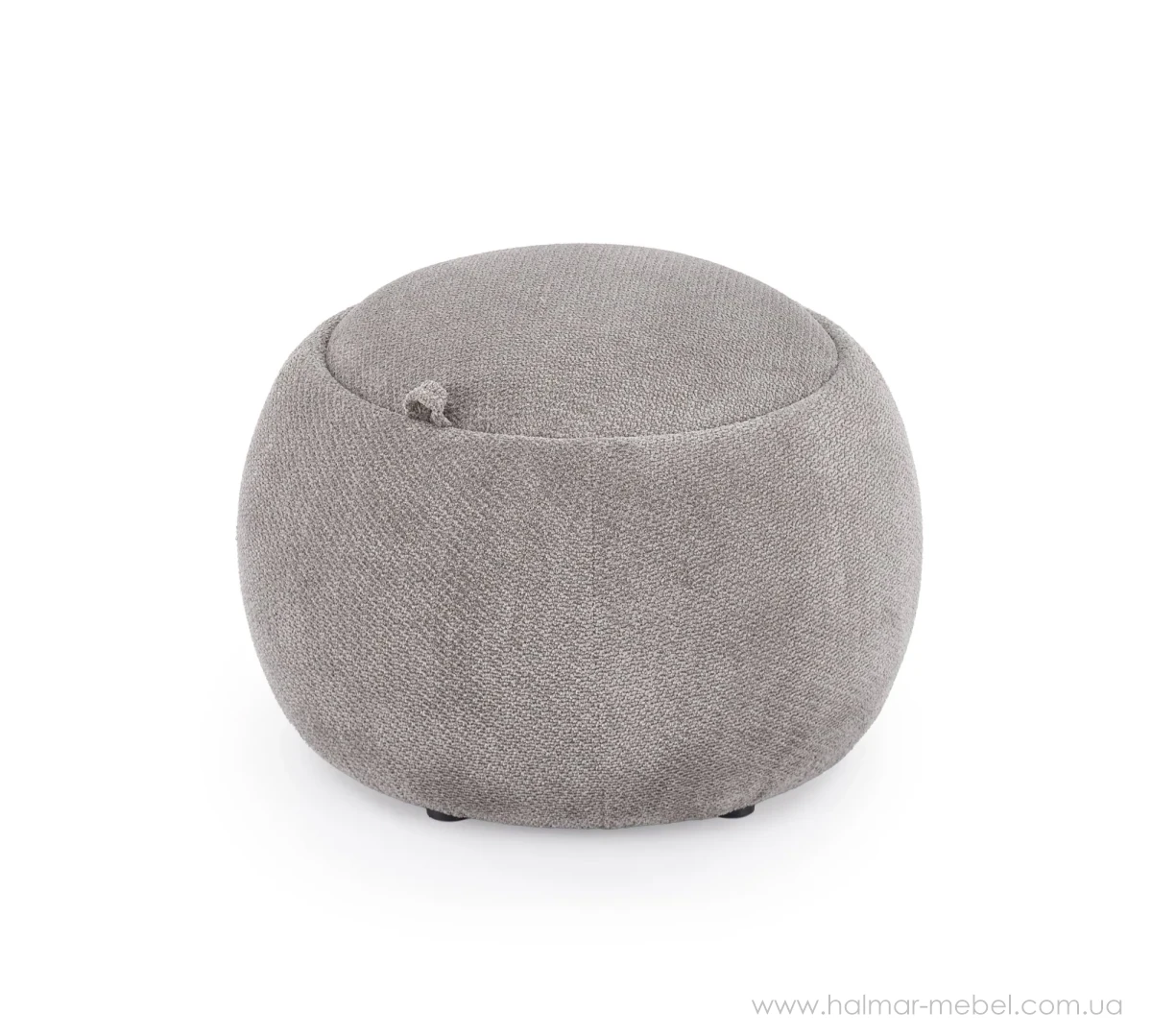 Пуф із контейнером LUMI HALMAR сірий Пуф із контейнером LUMI HALMAR сірий