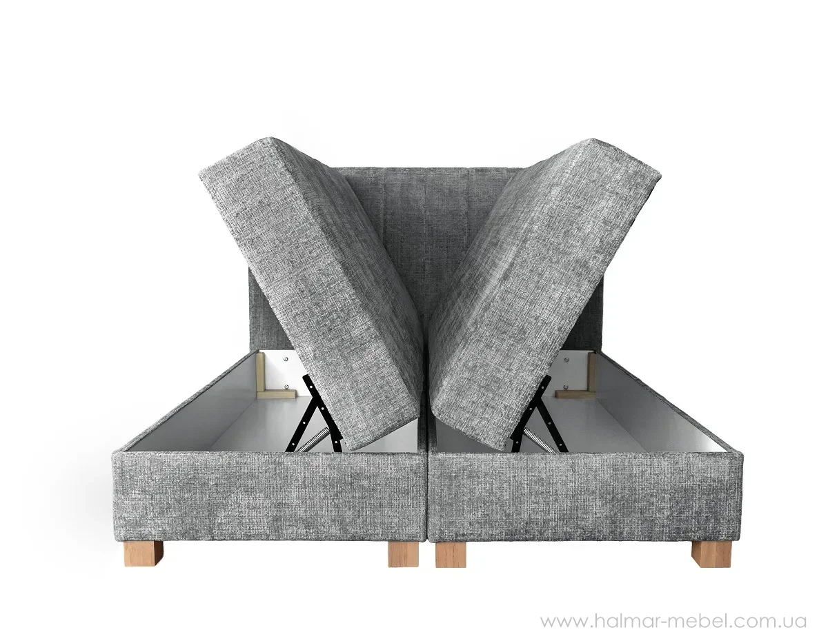 Ліжко LARGO 160 HALMAR сірий Ліжко LARGO 160 HALMAR сірий