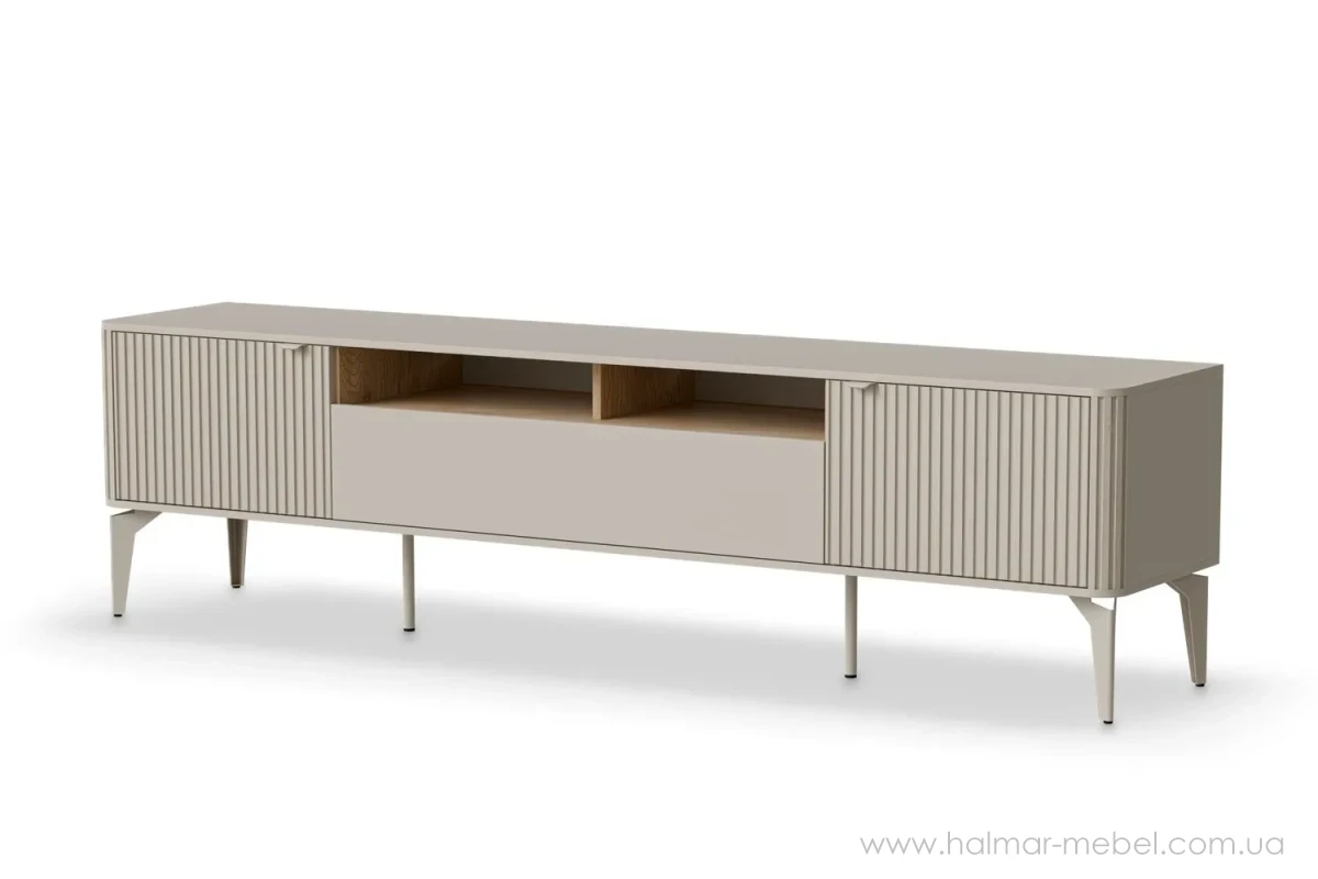 Тумба BELUCI RTV-2 HALMAR кашемір/дуб кремона Тумба BELUCI RTV-2 HALMAR кашемір/дуб кремона