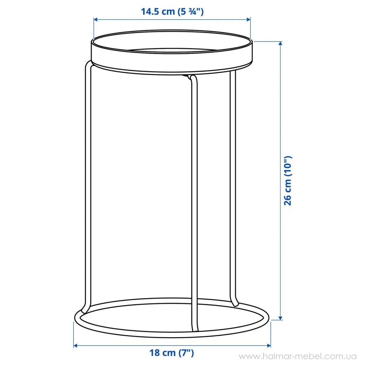 Підставка для квіткового горщика LÅNGNÄBB IKEA білий Підставка для квіткового горщика LÅNGNÄBB IKEA білий