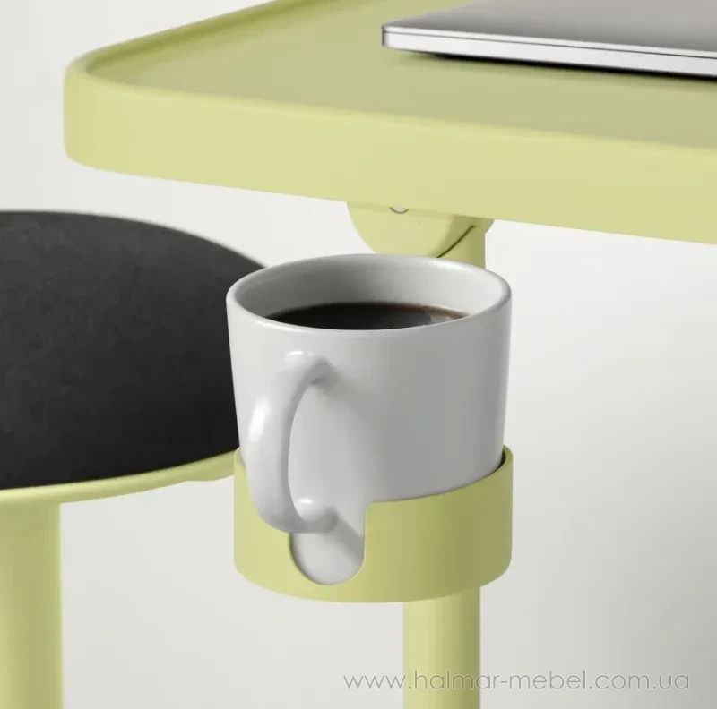 Стіл під ноутбук BJÖRKÅSEN IKEA жовто-зелений Стіл під ноутбук BJÖRKÅSEN IKEA жовто-зелений
