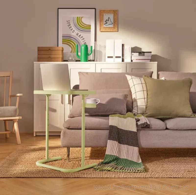 Стіл під ноутбук BJÖRKÅSEN IKEA жовто-зелений Стіл під ноутбук BJÖRKÅSEN IKEA жовто-зелений