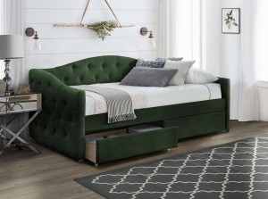 Кровать ALOHA 90 HALMAR темно-зеленый