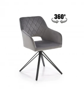 Крісло поворотне K535 Halmar сірий