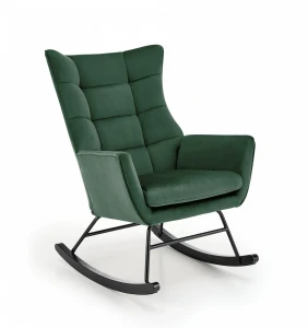 Кресло-качалка BAZALTO HALMAR зеленый