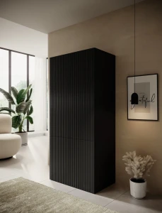 Шкаф PAFOS 90 2D CAMA черный мат