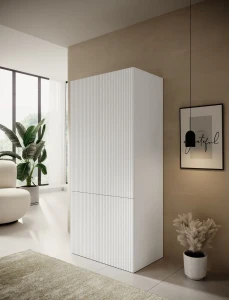Шкаф PAFOS 90 2D CAMA белый мат