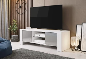 Тумба RTV WEST CAMA белый мат/серый глянец