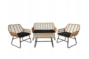 Комплект садовой мебели из ротанга GardenLine Chomik ABI3415 коричневый