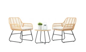 Комплект садовой мебели из ротанга GardenLine Chomik ABI3408 коричневый