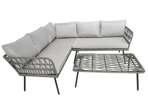 Комплект садовой мебели из ротанга GardenLine Chomik ABI3385 серый
