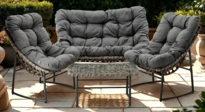 Комплект садовой мебели GardenLine Chomik SAD8045 серый