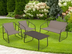 Комплект садовой мебели GardenLine Chomik ANH3828 коричневый