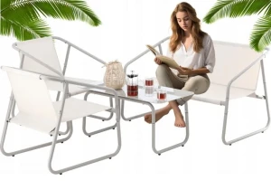 Комплект садовой мебели GardenLine Chomik ANH3811 бежевый