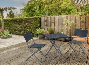 Комплект складной мебели для балкона GardenLine Chomik ZUM9930 антрацит
