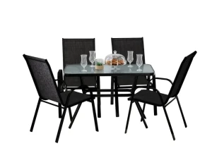 Комплект садовой мебели GardenLine Chomik NEO9949KPLCZ черный