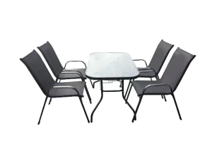 Комплект садовой мебели GardenLine Chomik TIH6629 черный