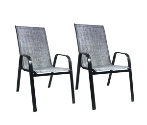 Комплект садовых стульев GardenLine Chomik NEO9917 серый