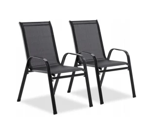Комплект садовых стульев GardenLine Chomik NEO3685 черный