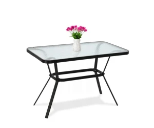 Стол садовый прямоугольный GardenLine Chomik NEO9949 черный