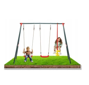 Качели двойные садовые детские GardenLine Chomik KRE1067