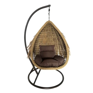 Кресло-кокон подвесное садовое Aztec GardenLine Chomik коричневый