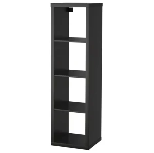 Стеллаж KALLAX 42x147 IKEA черно-коричневый