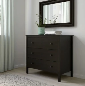 Комод 3ш KOPPANG IKEA 90х83 темно-коричневый