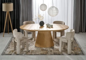 Стіл обідній розсувний CALYPSO HALMAR натуральний