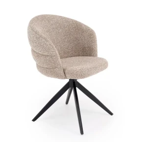 Крісло поворотне K604 HALMAR темний беж