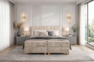 Ліжко LARGO 160 HALMAR бежевий